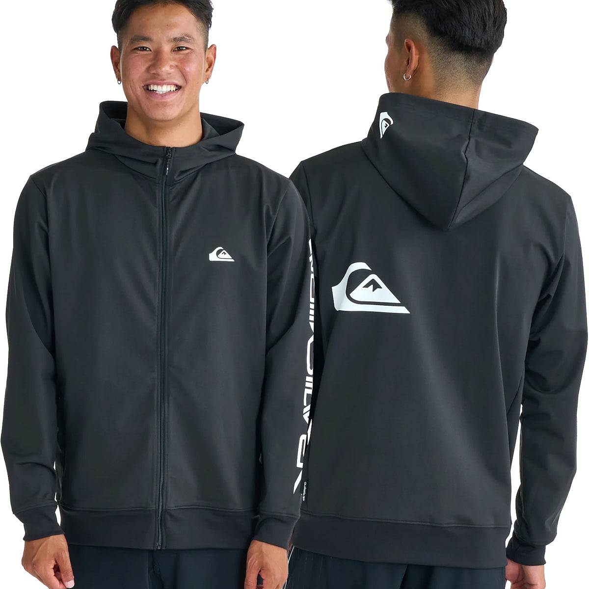 QUIKSILVER メンズ OMNI MW ZIP HOODIE 長袖ラッシュガード ハイネック