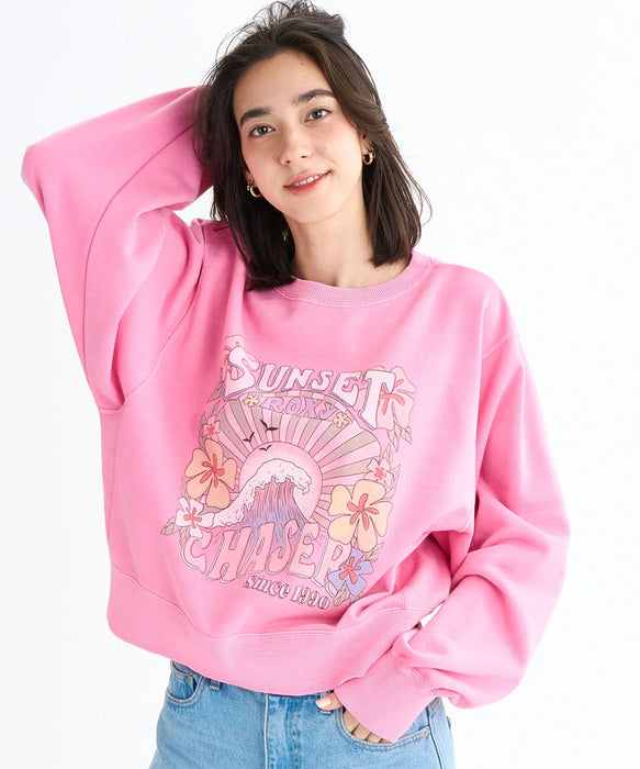 Roxy SUNSET CHASER ウィメンズ トップス 長袖 丈短め