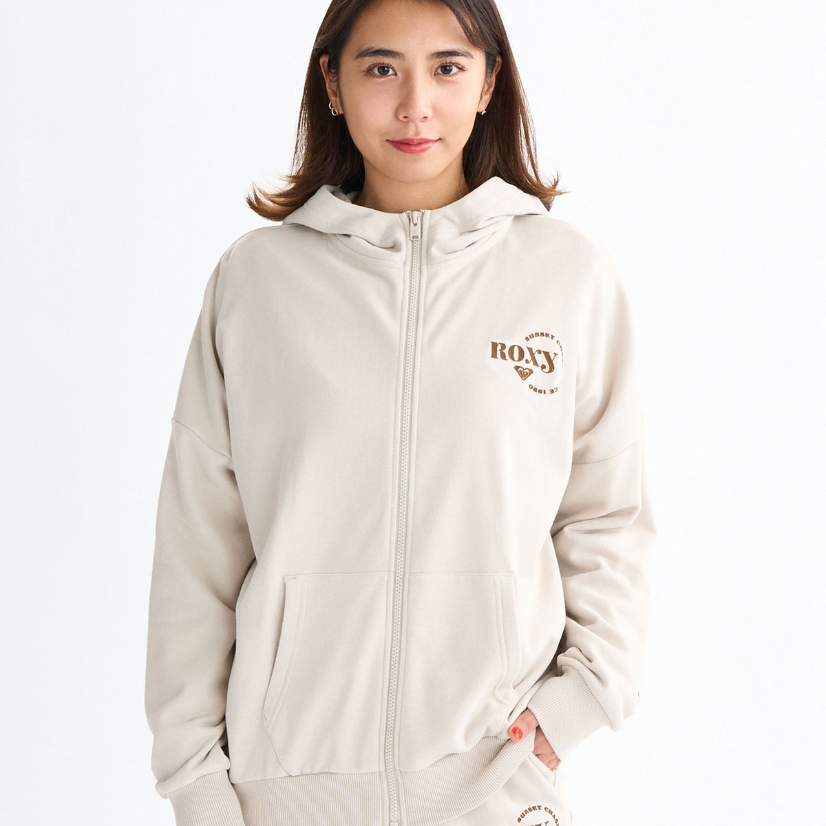 OUTLET】Roxy JIVY ZIP HOODIE ウィメンズ ジップアップフーディ