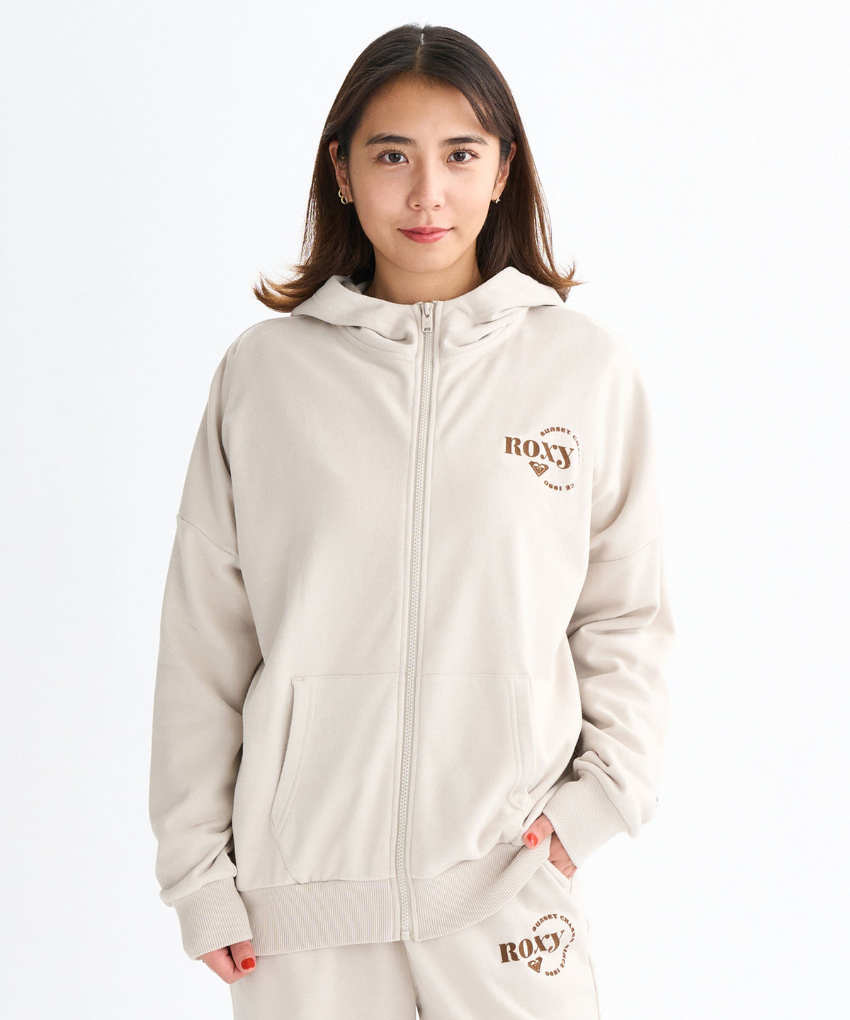 OUTLET】Roxy JIVY ZIP HOODIE ウィメンズ ジップアップフーディ