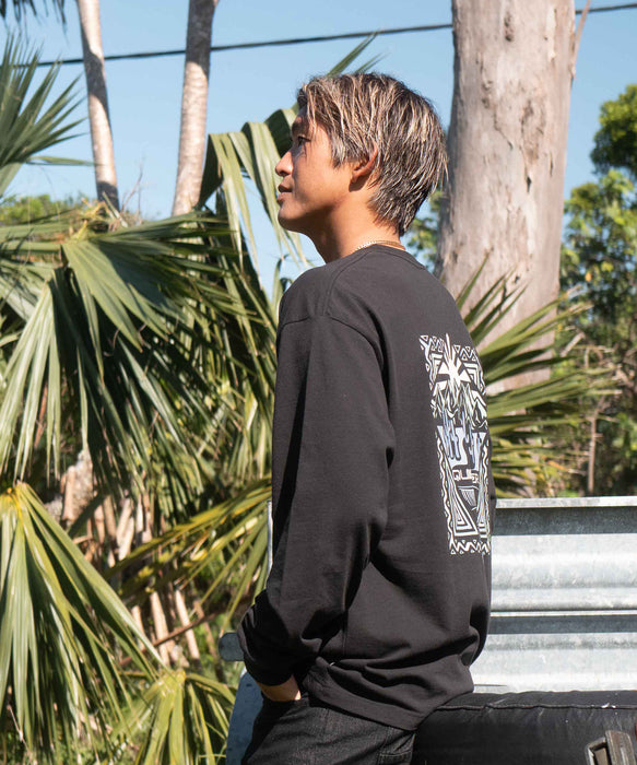 【OUTLET】Quiksilver メンズ DESERT WAVES LT 長袖Tシャツ