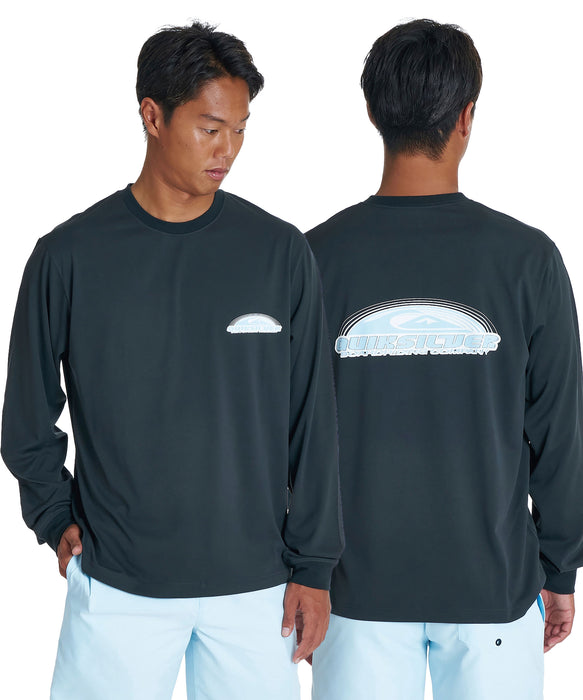 QUIKSILVER <超速乾x遮熱Tシャツ> FADE SPECTRUM LS メンズ長袖Tシャツ UPF50+ 4WAYストレッチ<URBAN TECH>【2026年夏モデル】