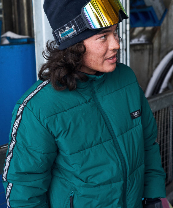 QUIKSILVER メンズ PUFF THE DRAGON スノージャケット ショート丈