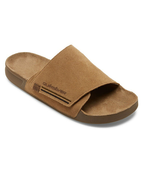 QUIKSILVER メンズ RIVI SUEDE スエードレザーサンダル