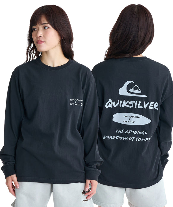 QUIKSILVER メンズ/ユニセックス NEW HD LT 長袖Tシャツ ロンT USコットン レギュラーフィット 【2026年春夏モデル】