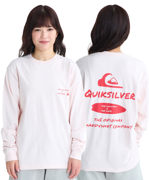 QUIKSILVER メンズ/ユニセックス NEW HD LT 長袖Tシャツ ロンT USコットン レギュラーフィット 【2026年春夏モデル】