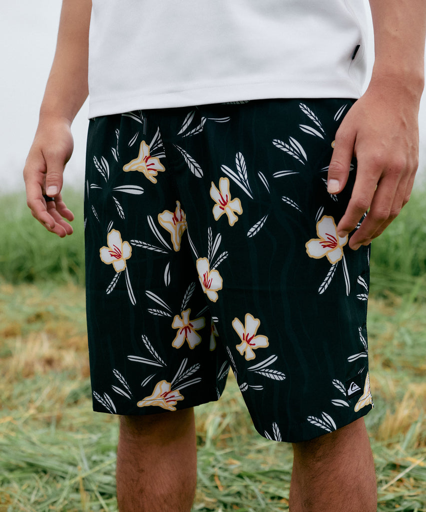 QUIKSILVER メンズ BOTANICAL VOLLEY 20NB ジャムボードショーツ 速乾