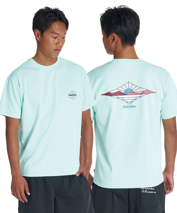 QUIKSILVER メンズ OUTDOOR SURF ST 半袖Tシャツ 接触冷感 速乾 UPF50+ ストレッチ<NATURE TECH>【2026年夏モデル】