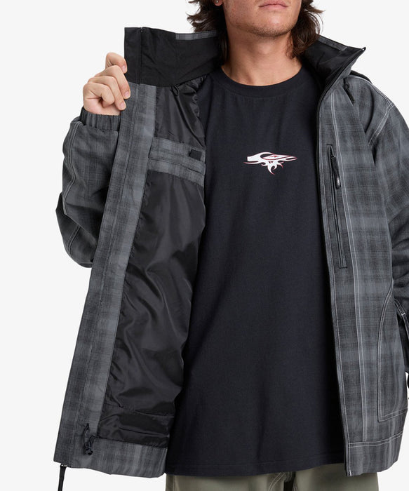 QUIKSILVER メンズ LIVE WIRE JK スノージャケット 10,000mm/5,000g