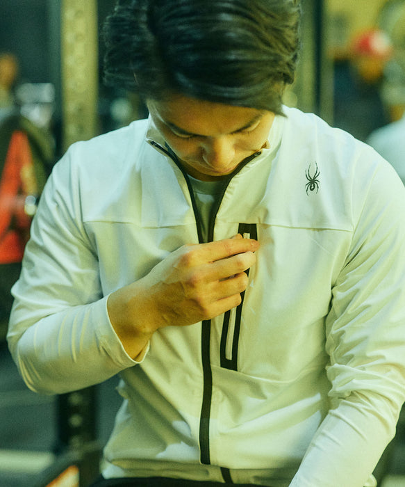 SPYDER メンズ KNIT ZIP-UP TRAINING TOP スウェットジャケット 【2026年春夏モデル】