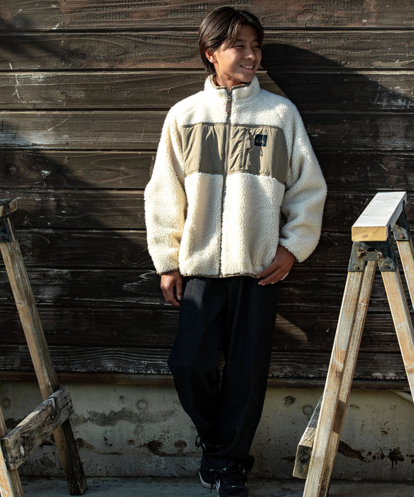 【OUTLET】Quiksilver ユース BOA JACKET YOUTH ジャケット アウター ボア 撥水 (130-160CM)