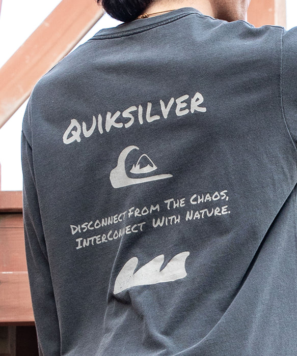 【OUTLET】Quiksilver メンズ PG HAND DRAWN LT 長袖Tシャツ