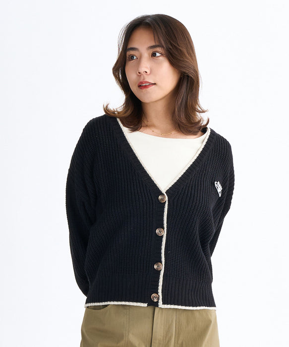 Roxy HORIZON CARDIGAN ウィメンズ ドロップショルダーカーディガン ミドルゲージ <2025FW HEART WAVE>