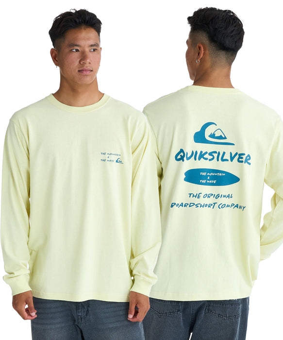 QUIKSILVER メンズ/ユニセックス NEW HD LT 長袖Tシャツ ロンT USコットン レギュラーフィット 【2026年春夏モデル】