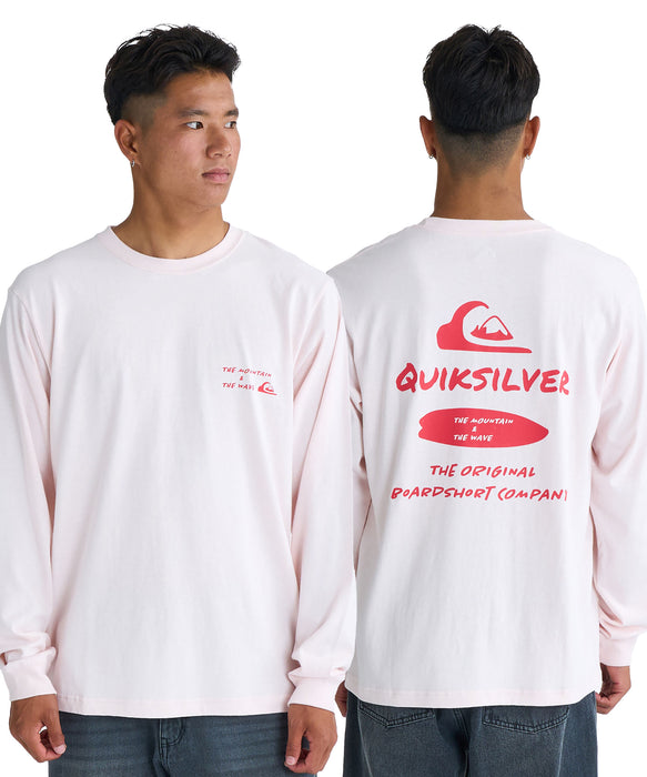 QUIKSILVER メンズ/ユニセックス NEW HD LT 長袖Tシャツ ロンT USコットン レギュラーフィット 【2026年春夏モデル】