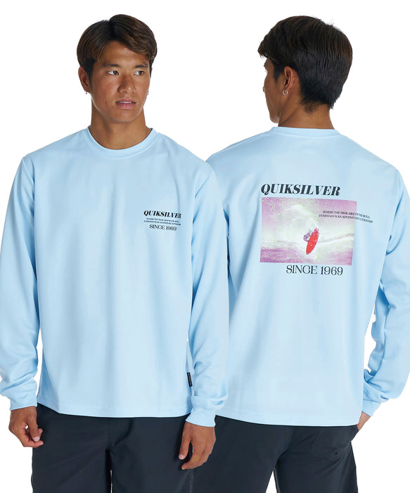 QUIKSILVER メンズ RED SHOOTING LS 長袖Tシャツ 速乾 UPF50+ ドライタッチ【2026年夏モデル】