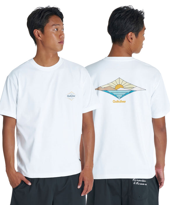 QUIKSILVER メンズ OUTDOOR SURF ST 半袖Tシャツ 接触冷感 速乾 UPF50+ ストレッチ<NATURE TECH>【2026年夏モデル】