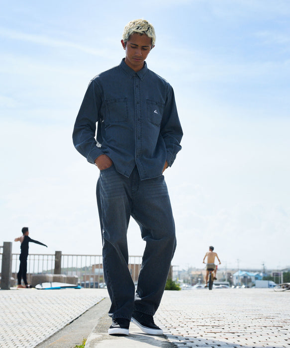 argueデニムシャツ長袖 ORGUEIL（オルゲイユ） 長袖 7oz.デニム ショールカラーシャツ ORGUEIL