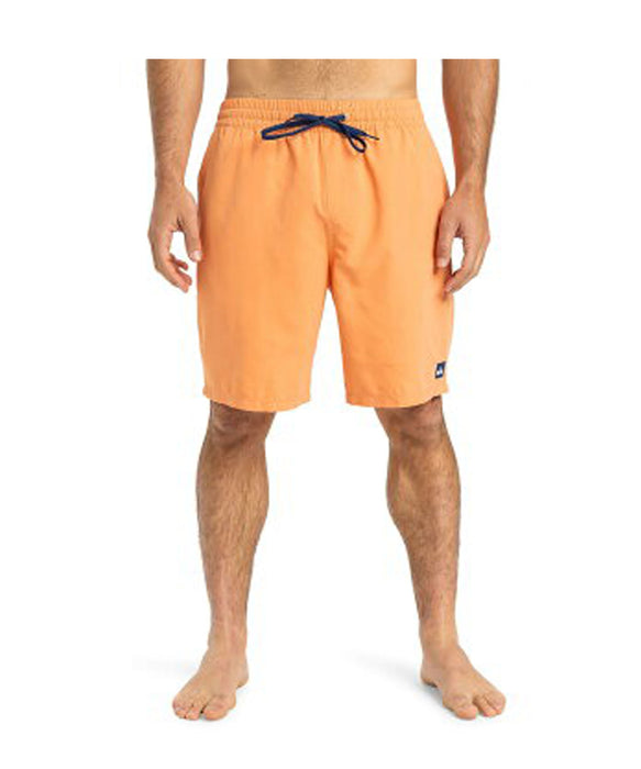 QUIKSILVER メンズ EVERYDAY SOLID VOLLEY 19 ジャムボードショーツ 19インチ インナーショーツ付き (ウエストゴムタイプ) ノンストレッチ・撥水加工 【2026年春夏モデル】