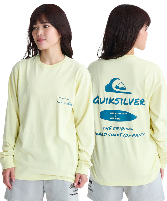 QUIKSILVER メンズ/ユニセックス NEW HD LT 長袖Tシャツ ロンT USコットン レギュラーフィット 【2026年春夏モデル】