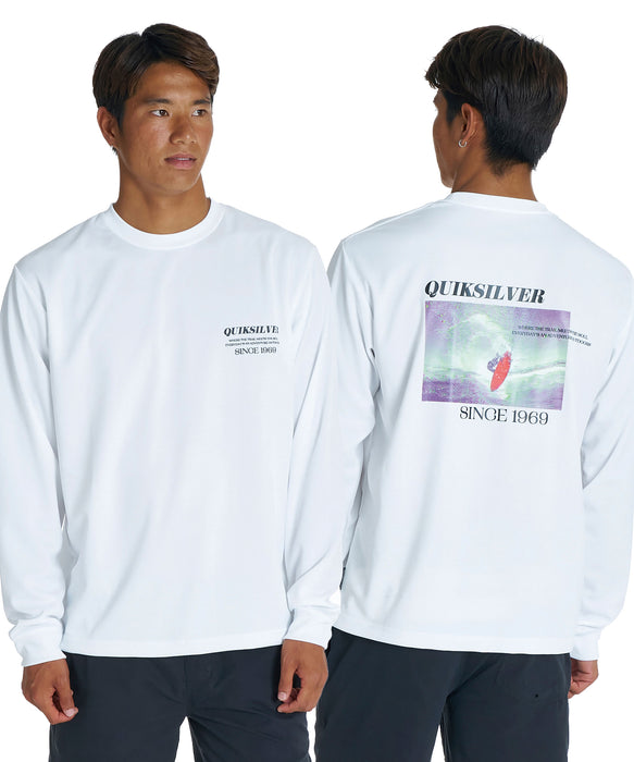 QUIKSILVER メンズ RED SHOOTING LS 長袖Tシャツ 速乾 UPF50+ ドライタッチ【2026年夏モデル】
