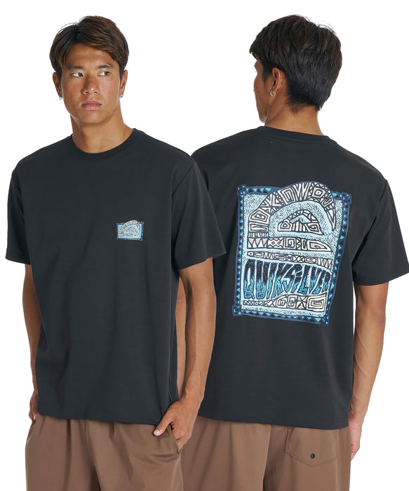 QUIKSILVER メンズ HERITAGE ST Tシャツ 接触冷感 速乾 UPF50+ ストレッチ<NATURE TECH>【2026年夏モデル】