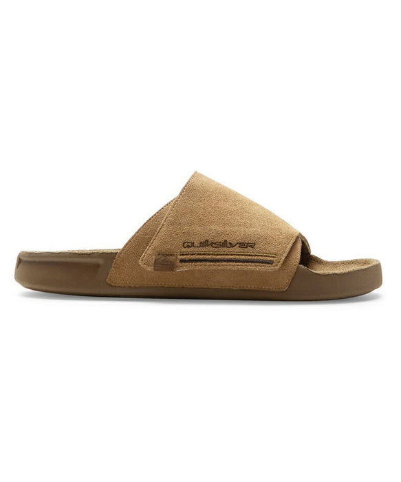 QUIKSILVER メンズ RIVI SUEDE スエードレザーサンダル