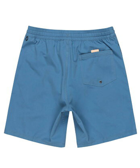 QUIKSILVER メンズ EVERYDAY SOLID VOLLEY 19 ジャムボードショーツ 19インチ インナーショーツ付き (ウエストゴムタイプ) ノンストレッチ・撥水加工 【2026年春夏モデル】