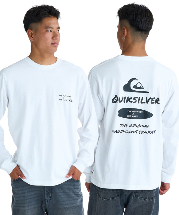 QUIKSILVER メンズ/ユニセックス NEW HD LT 長袖Tシャツ ロンT USコットン レギュラーフィット 【2026年春夏モデル】