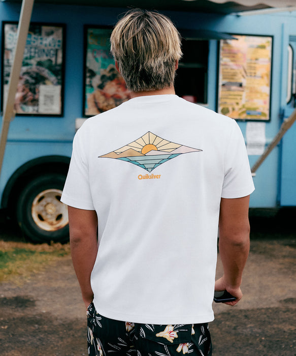 QUIKSILVER メンズ OUTDOOR SURF ST 半袖Tシャツ 接触冷感 速乾 UPF50+ ストレッチ<NATURE TECH>【2026年夏モデル】