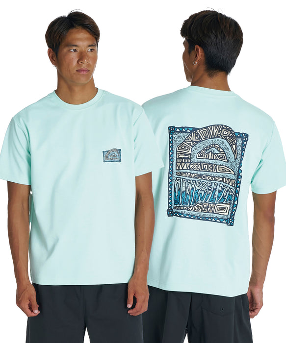 QUIKSILVER メンズ HERITAGE ST Tシャツ 接触冷感 速乾 UPF50+ ストレッチ<NATURE TECH>【2026年夏モデル】