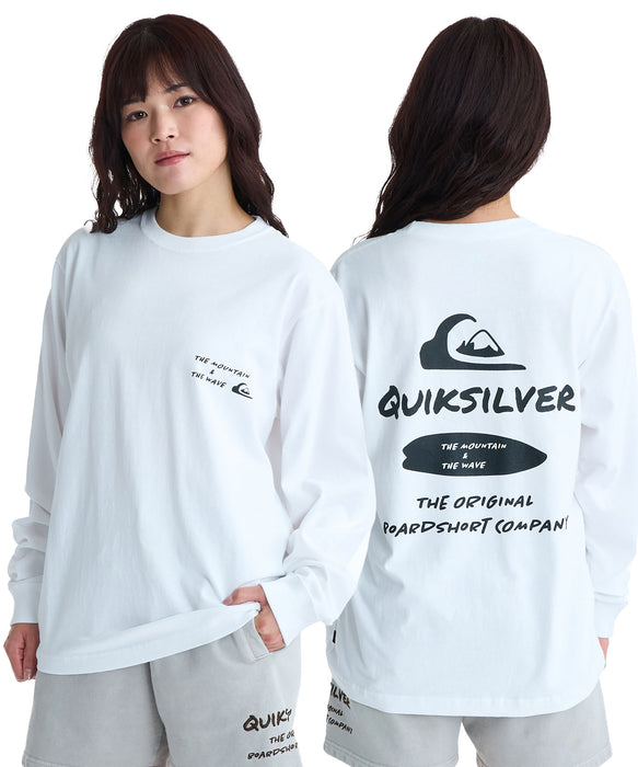 QUIKSILVER メンズ/ユニセックス NEW HD LT 長袖Tシャツ ロンT USコットン レギュラーフィット 【2026年春夏モデル】