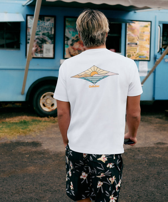 SURFER Tシャツ 半袖 QUIKSILVER メンズ OUTDOOR SURF ST 半袖Tシャツ 接触冷感 速乾 UPF50+