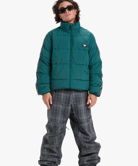 QUIKSILVER メンズ PUFF THE DRAGON スノージャケット ショート丈