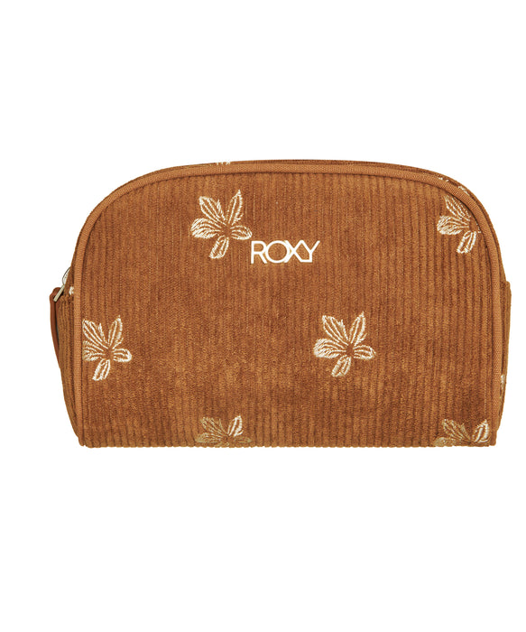 Roxy FEELING EMBY PENCIL CASE ウィメンズ コーデュロイ 化粧ポーチ <2025FW HEART WAVE>  <25FWグローバル展開アイテム>