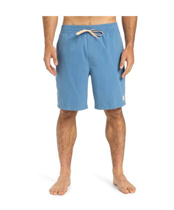QUIKSILVER メンズ EVERYDAY SOLID VOLLEY 19 ジャムボードショーツ 19インチ インナーショーツ付き (ウエストゴムタイプ) ノンストレッチ・撥水加工 【2026年春夏モデル】