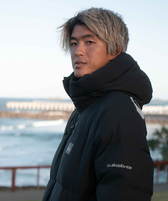 【OUTLET】Quiksilver メンズ STRONG WIND DOWN JACKET ダウンジャケット ルーズフィット ダウン70%