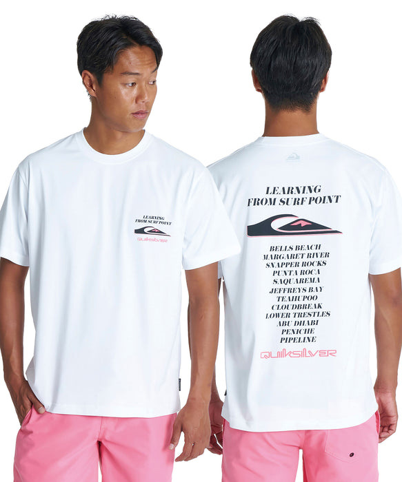 QUIKSILVER <超速乾x遮熱Tシャツ> ICON OF SURF 26 SS メンズ半袖Tシャツ UPF50+ 4WAYストレッチ<URBAN TECH>【2026年夏モデル】