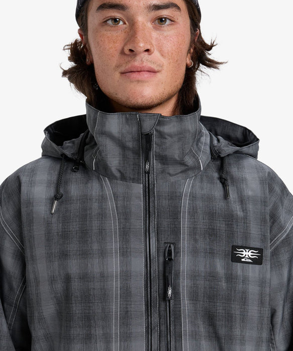 QUIKSILVER メンズ LIVE WIRE JK スノージャケット 10,000mm/5,000g