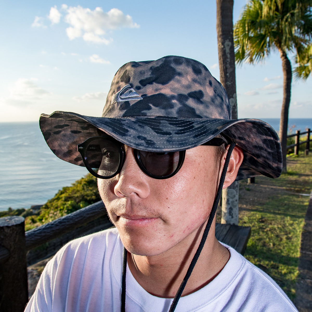 帽子 Ag QUIKSILVER メンズ WR BUSHMASTER HAT サーフハット アジャスター付き