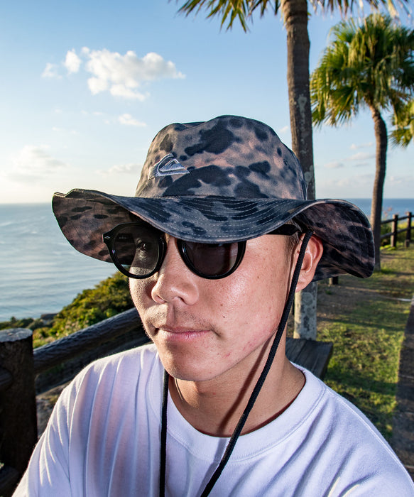 QUIKSILVER メンズ WR BUSHMASTER HAT サーフハット アジャスター付き【2026年夏モデル】
