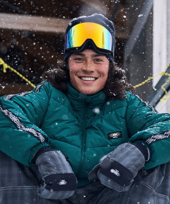 QUIKSILVER メンズ PUFF THE DRAGON スノージャケット ショート丈 5,000mm/3,000g 5K <MERCURY COLLECTION>【25-26SNOWモデル】