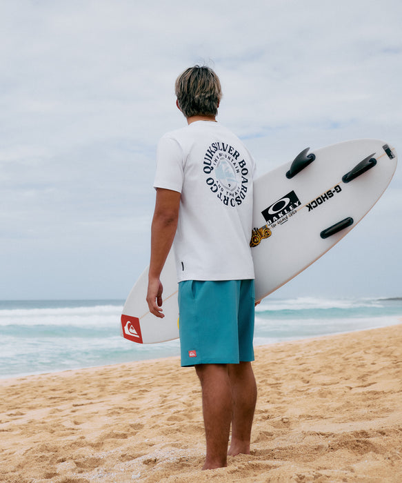 QUIKSILVER メンズ TOO FINE FB SS 半袖Tシャツ 速乾 UPF50+ ストレッチ【2026年夏モデル】
