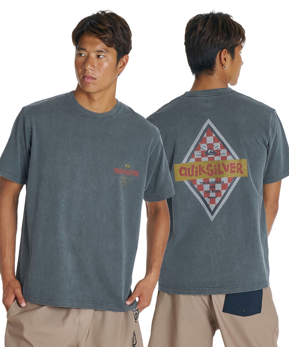 QUIKSILVER メンズ VINTAGE LK ST 半袖Tシャツ バックプリント【2026年夏モデル】