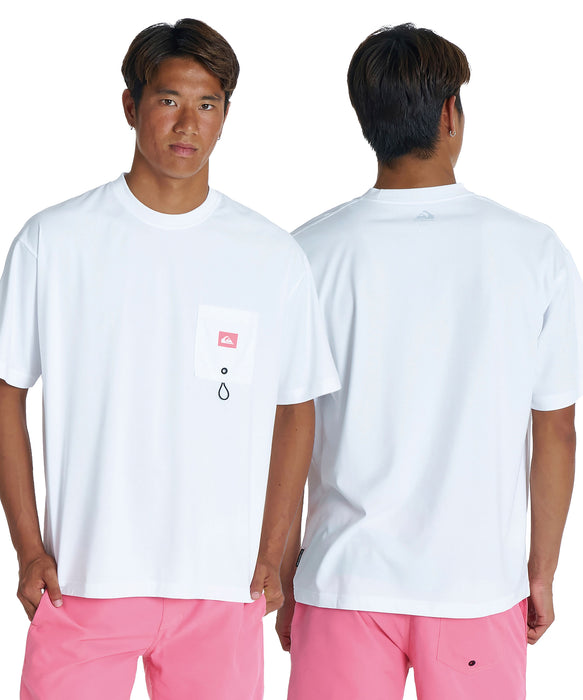 QUIKSILVER <超速乾x遮熱Tシャツ> MW PKT SS  メンズ半袖Tシャツ UPF50+ 4WAYストレッチ<URBAN TECH>【2026年夏モデル】