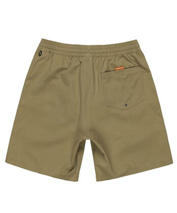QUIKSILVER メンズ EVERYDAY SOLID VOLLEY 19 ジャムボードショーツ 19インチ インナーショーツ付き (ウエストゴムタイプ) ノンストレッチ・撥水加工 【2026年春夏モデル】