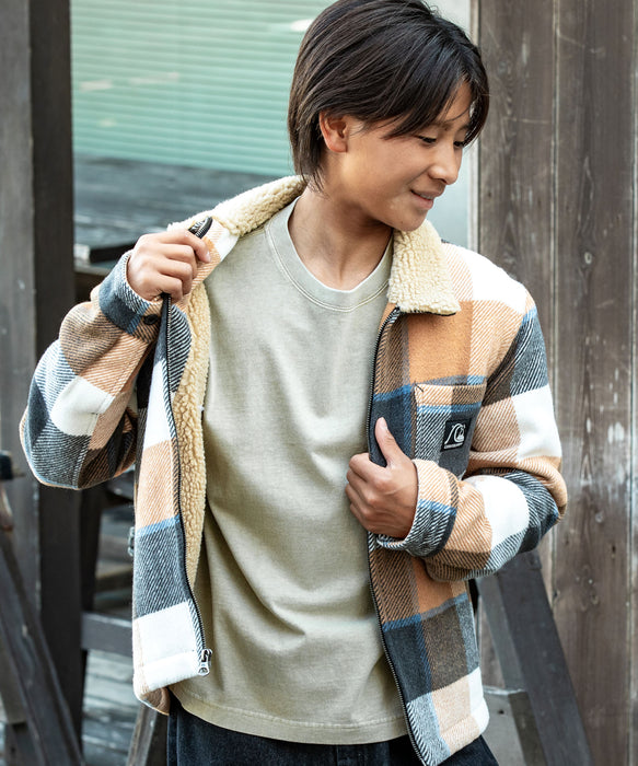 OUTLET FAMILY SALE】Quiksilver ユース DNA SHERPA HARRINGTON YOUTH