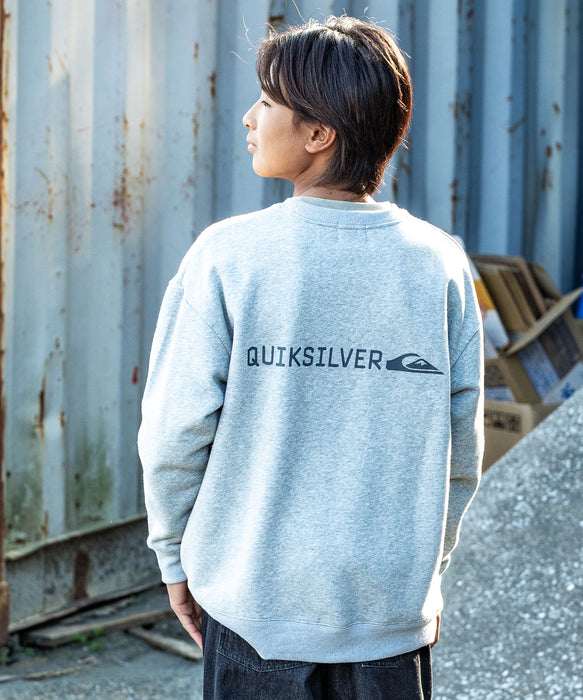 【OUTLET】Quiksilver ユース DNA BIG CLICKER SWEAT CREW YOUTH プルオーバー 特殊裏起毛 軽量速乾フリース (130-160CM)