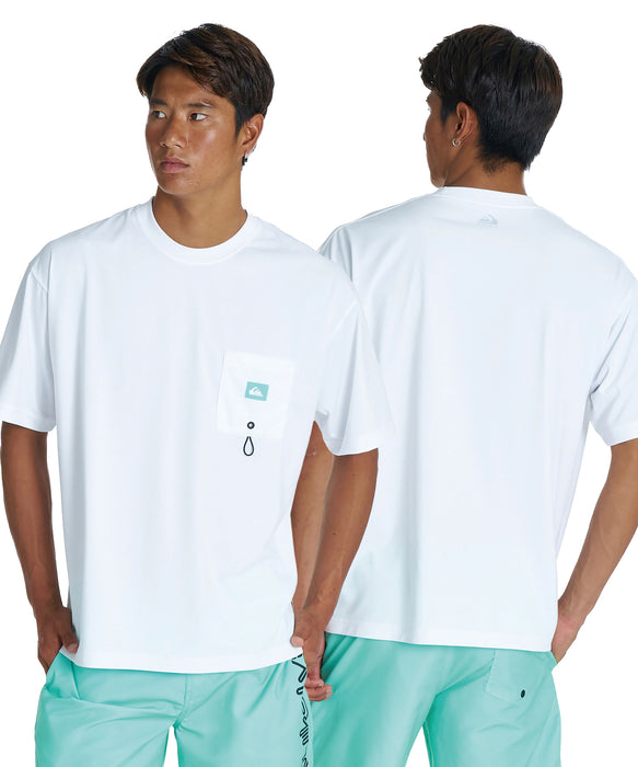 QUIKSILVER <超速乾x遮熱Tシャツ> MW PKT SS  メンズ半袖Tシャツ UPF50+ 4WAYストレッチ<URBAN TECH>【2026年夏モデル】