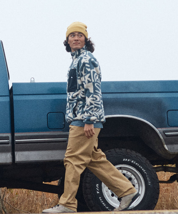 【OUTLET】Quiksilver メンズ CLEAN COAST FZ ジャケット アウター フリース